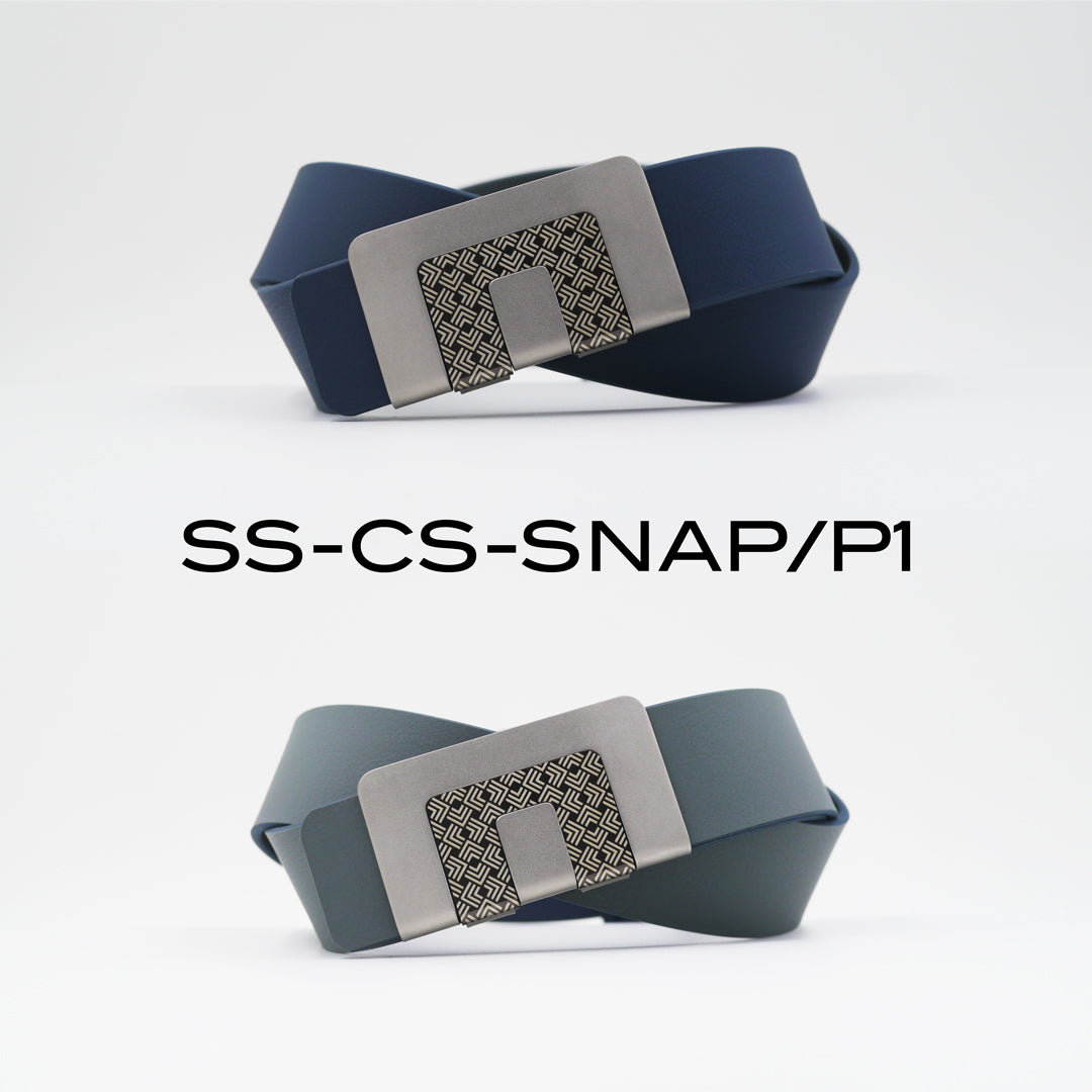 MIN BELT - SILVER BUCKLE, CASUAL STRAP